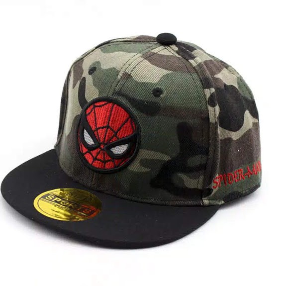 Topi Anak baseball Army Superhero Unisex Laki-laki Perempuan-1