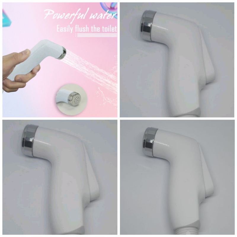 KEPALA Shower Cebok Murah warna putih - HEAD jet Shower Toilet kloset closet semprotan air