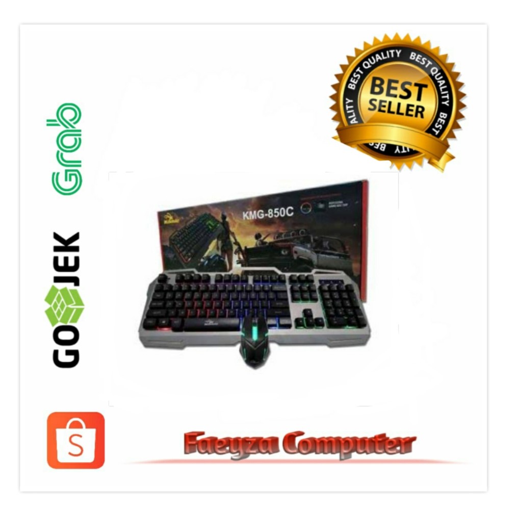 KEYBOARD MOUSE GAMING KOMIC KMG-850