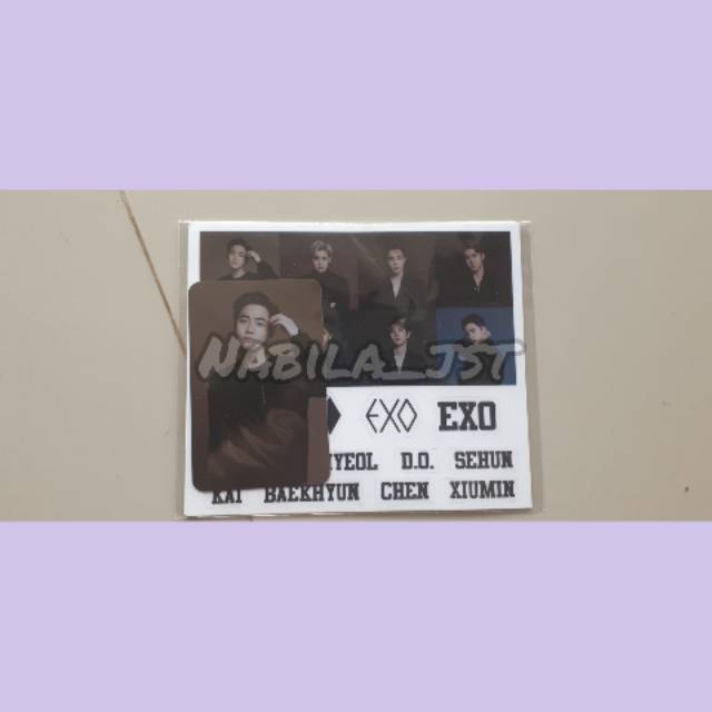 Sticker Lightstick EXO ver 3 Official
