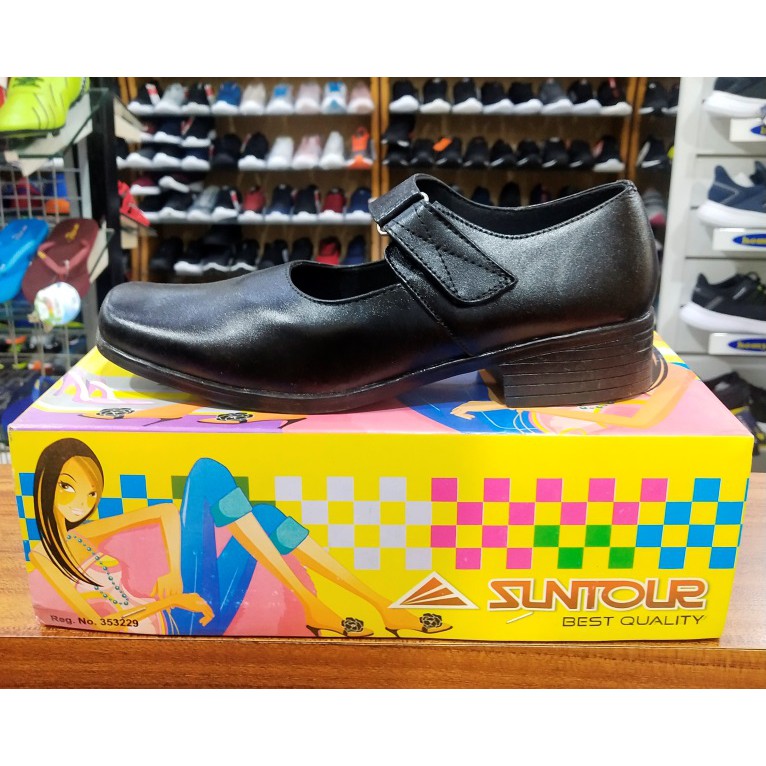 Sepatu Paskibra Pantofel Wanita Suntour PK03 Hitam