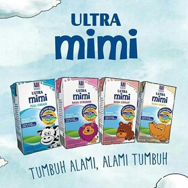 

READY COD Susu UHT Ultra Mimi 125ml Isi 40 Pcs - Coklat
