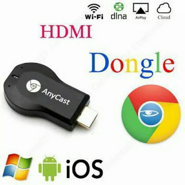 AnyCast Dongle HDMI Wifi Receiver/ Miracast (Smartphone on TV)