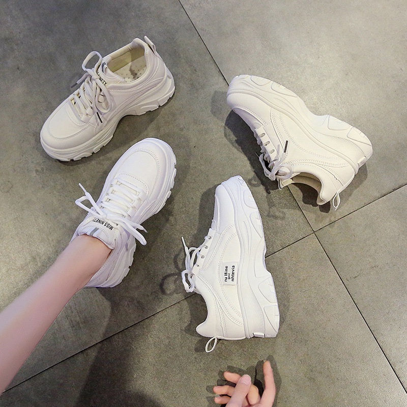 SHOEGALLERY LV0083 &quot;FREE BOX&quot; SEPATU SNEAKERS SPORT WANITA MISS NINETY IMPORT TERBARU