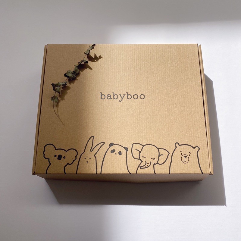 

Babyboo Kraft Cardboard Box for Baby Gifts