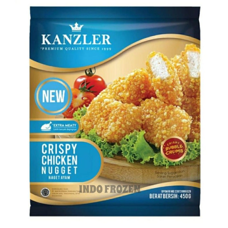 

KANZLER CRISPY CHICKEN NUGGET/NUGET STICK CRISPY 500gr/NUGET SPICY CRISPY 450gr