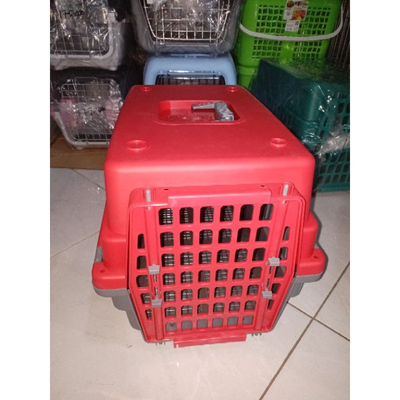 Keranjang Pet Cargo Canel box kucing Anjing ukuran sedang