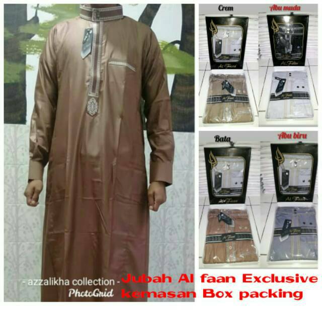 Jubah saudi gamis lokal kwalitas import jubah al faan exclusive
