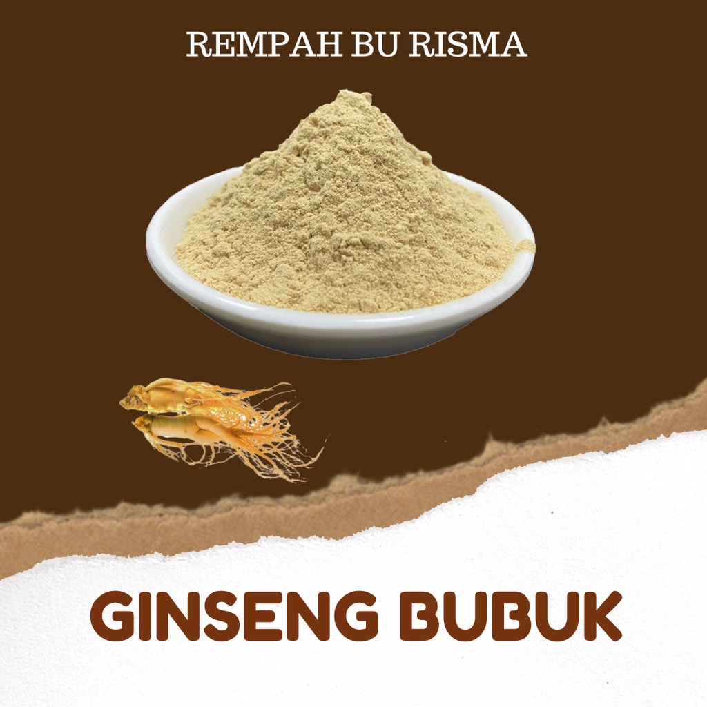 

p4yu Ginseng Bubuk Murni Rempah Bu Risma