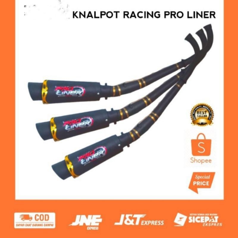 knalpot prolinear hitam , buat motor supra,karisma,revo,vega,smash,shogun,jupiter,astrea