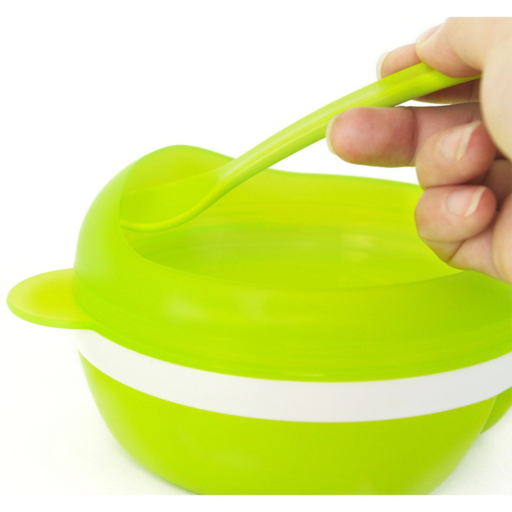 BABY BEYOND NON-SKID DIVIDED BOWL WITH ARCH LID
