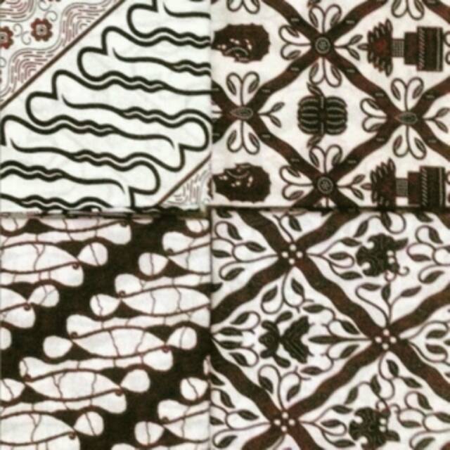 KAIN BATIK BLEDAK SOLO KAWUNG SIDOMUKTI PUTIH JARIK GIFT HADIAH OLEHOLEH