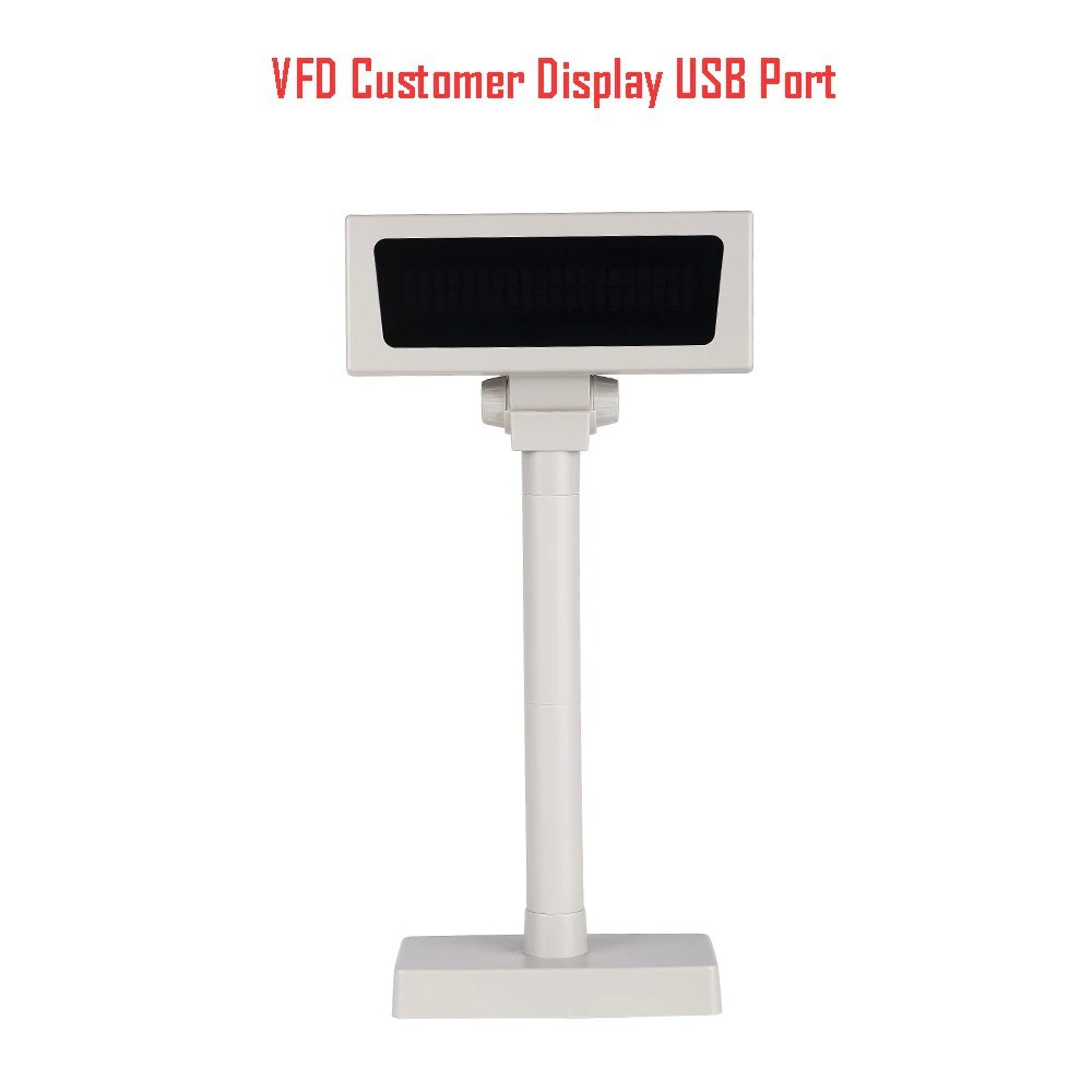 VFD220E VFD Customer Display 2 Lines 40 Characters USB SERIAL BLUETOOTH WIFI Optional
