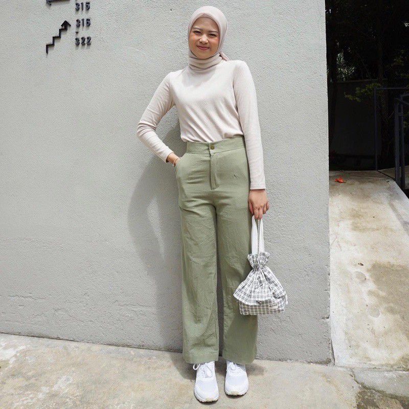 Kulot Linen Highwaist