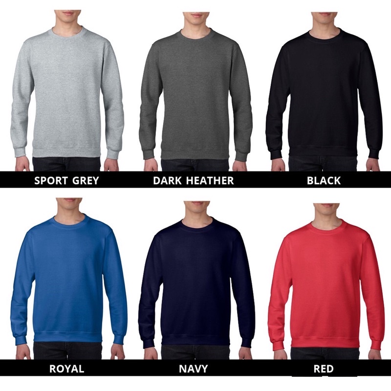 SWEATER POLOS GILDAN HEAVY BLEND 88000 / CREWNECK GILDAN ORIGINAL / CREWNECK POLOS
