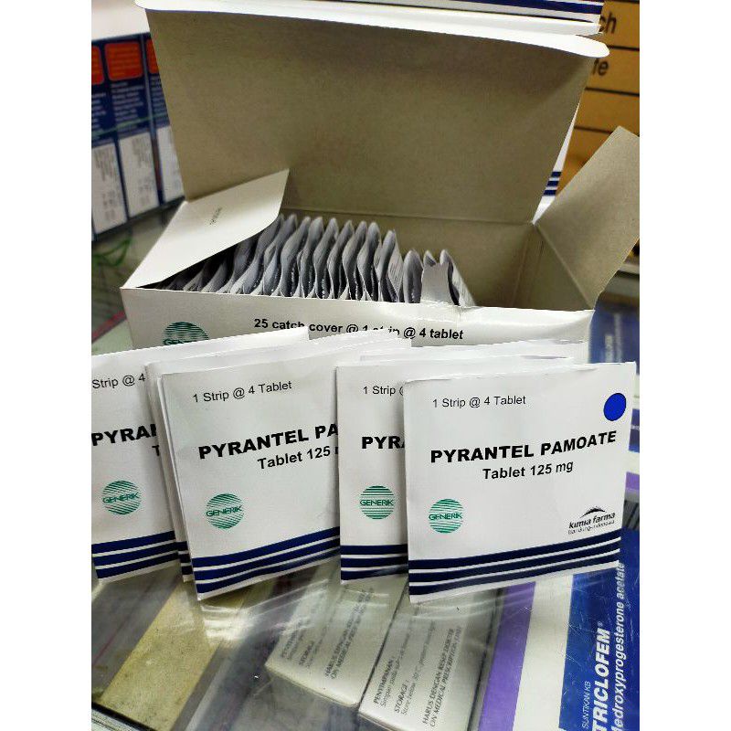 Pyrantel pamoate strip @4tablet
