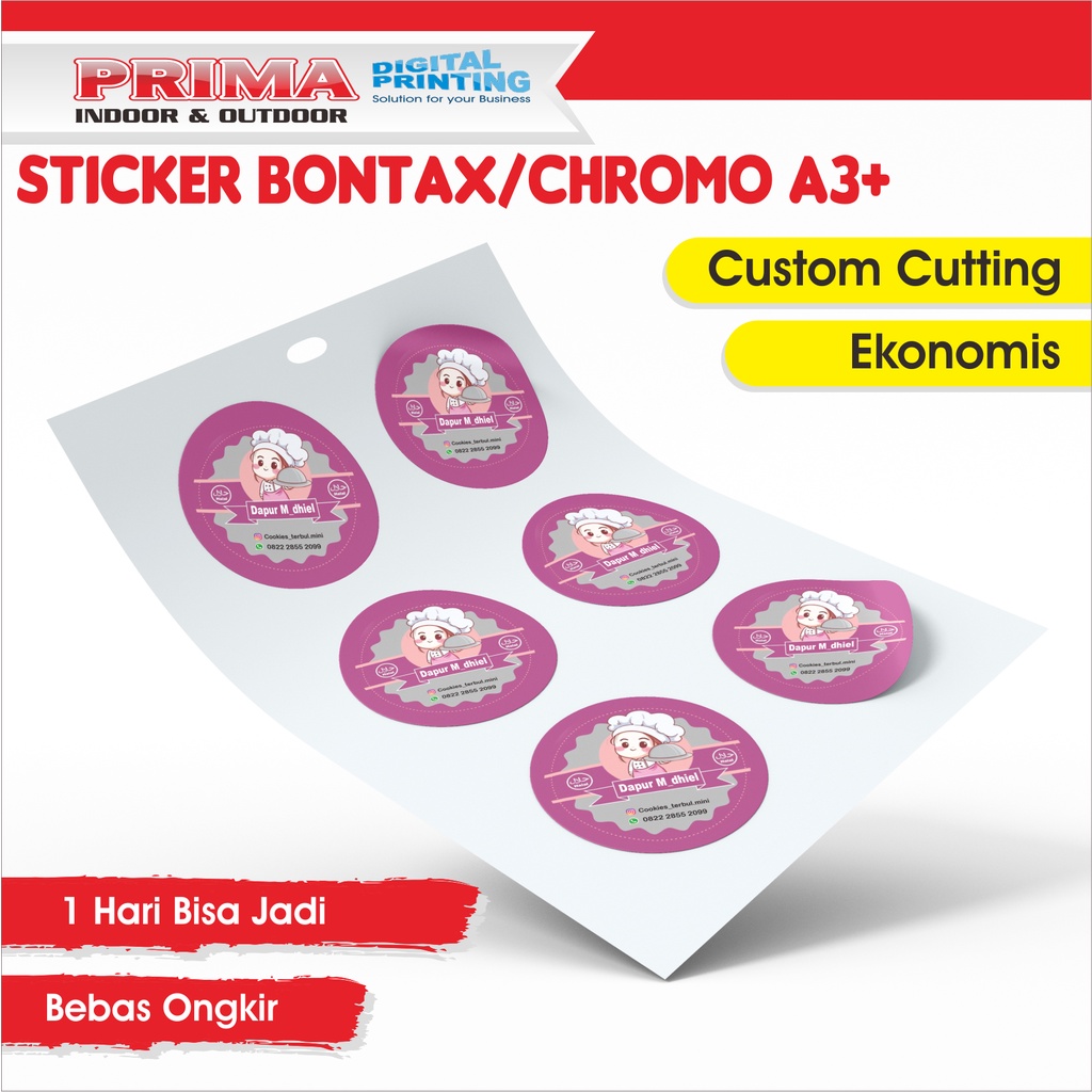 

WOWPRIMA.ID | Cetak Stiker Bontak/Chromo A3+