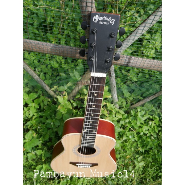 GITAR 3/4 MARTIN &amp; CO. CUSTOM GRATIS PACKING KAYU