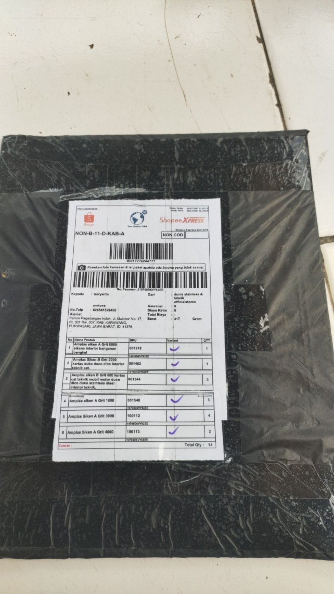 Amplas Siken A Grit 4000