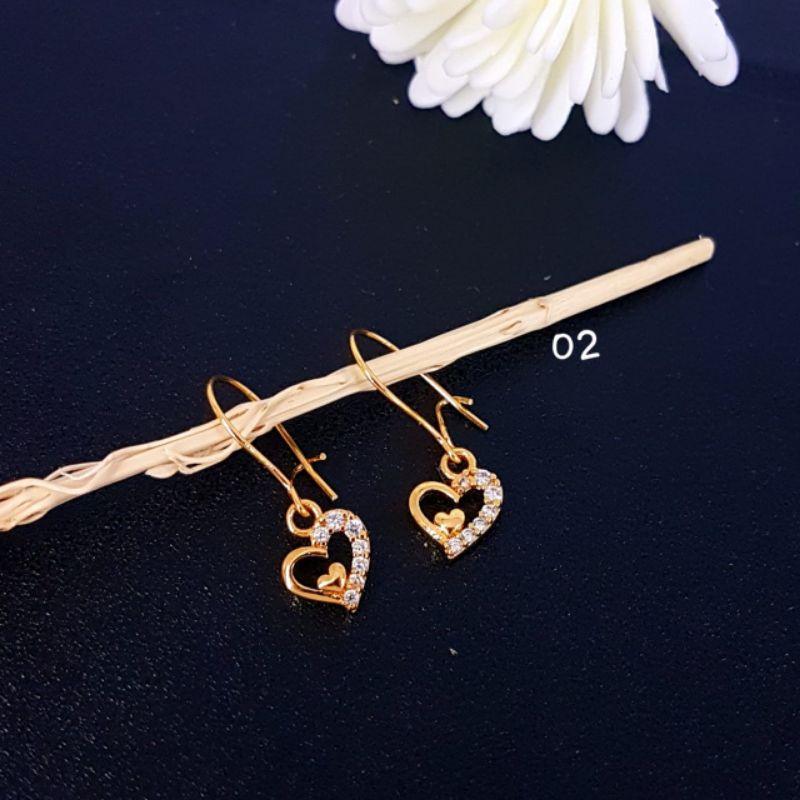 Anting titanium import dan anting love kode 12 awet,tahan lama