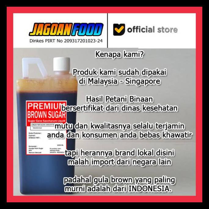 

PASTI READY BROWN SUGAR CAIR ASLI SEPERTI TIGER SUGAR DKK