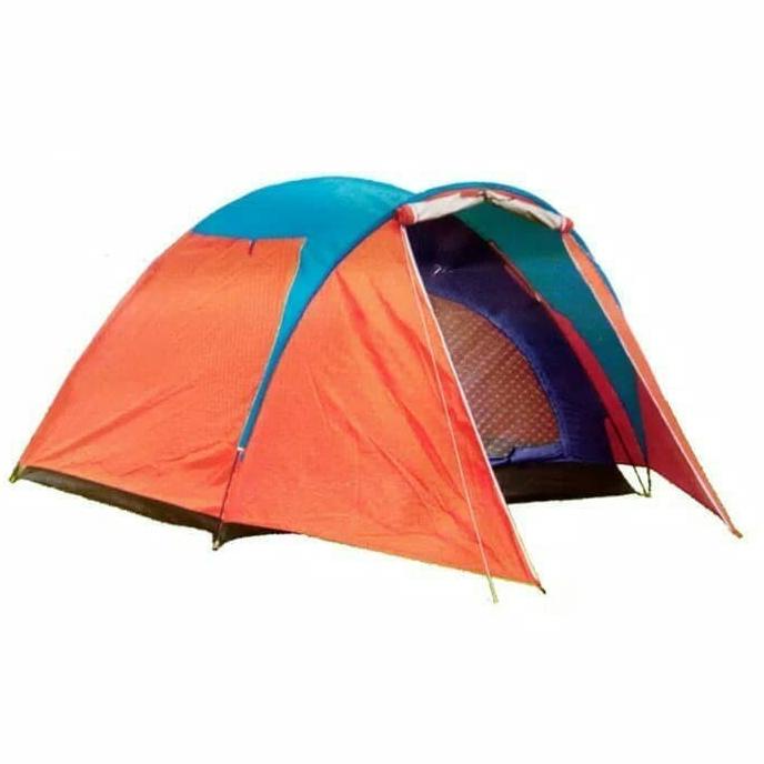 WARNA DIPILIH TENDA DOME DOUBLE LAYER 4 5 ORANG KEMAH ANAK DEWASA 4P 5 DRFH64565