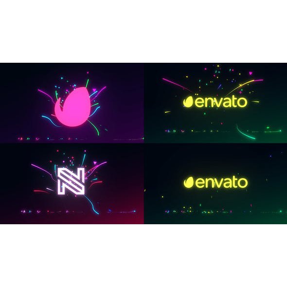 Videohive Minimal Particle Light Logo After Effects Project