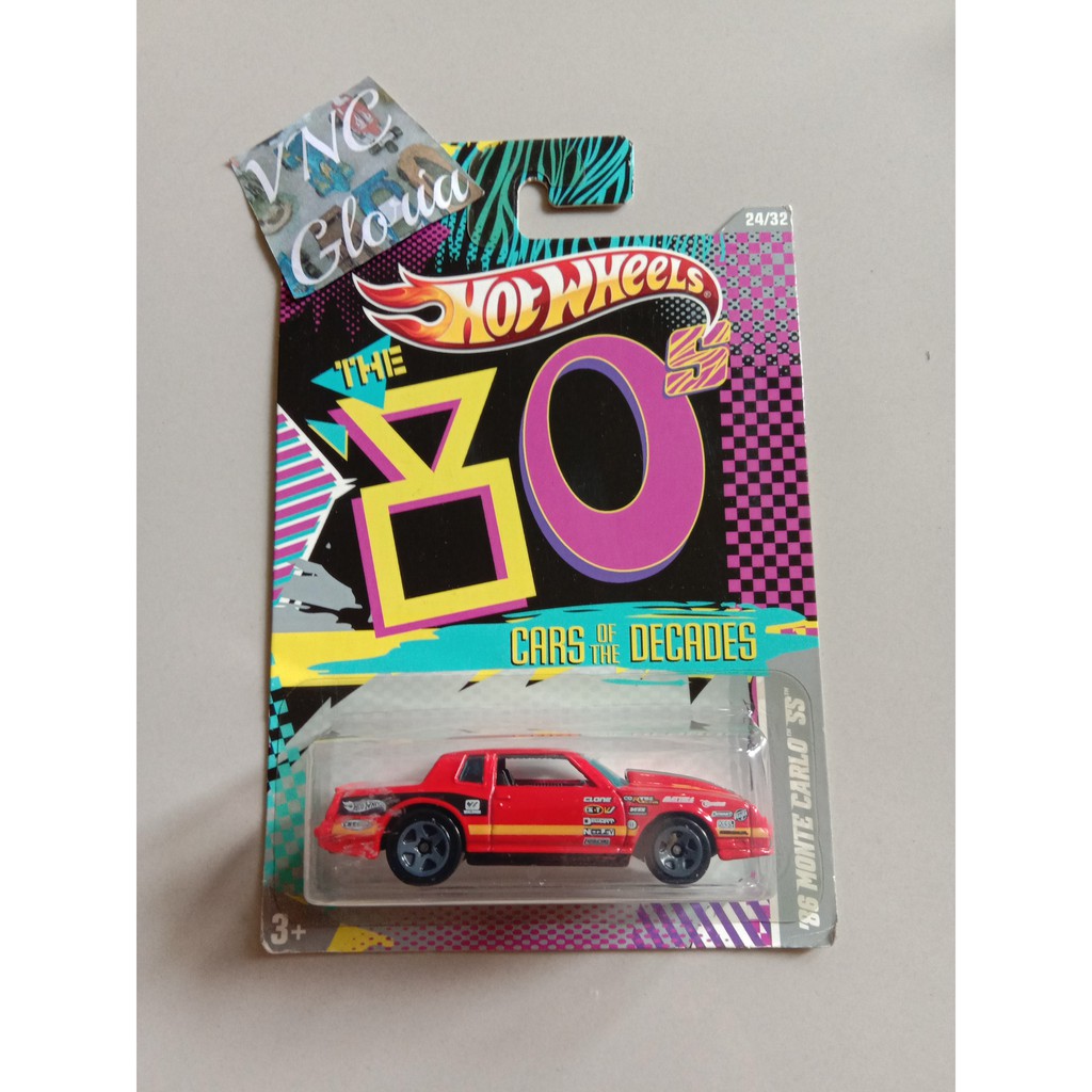 Hot Wheels Collector 86 Monte Carlo SS Cars Of The Decades 80s Orange Hotwheels HW Koleksi