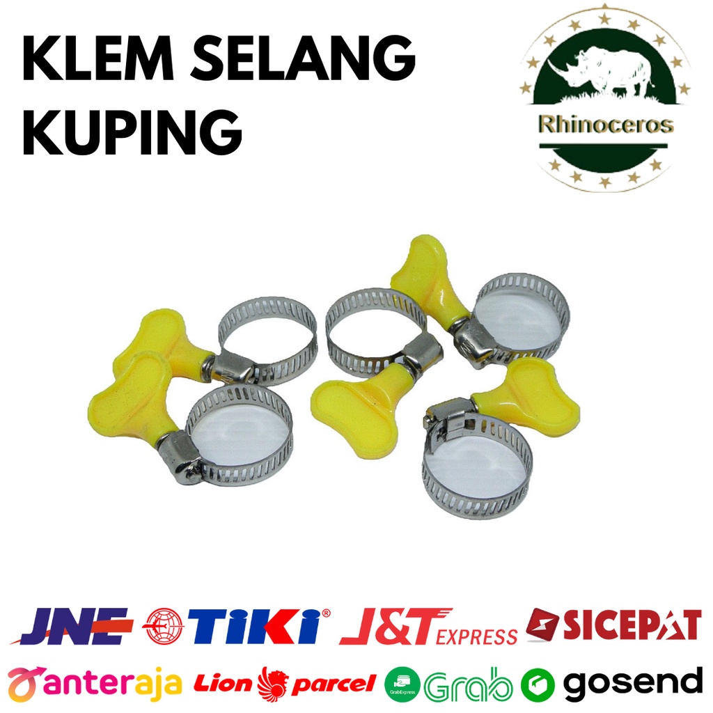 klem selang kuping stainless 1/2-3/4in/klem selang air/klem selang gas