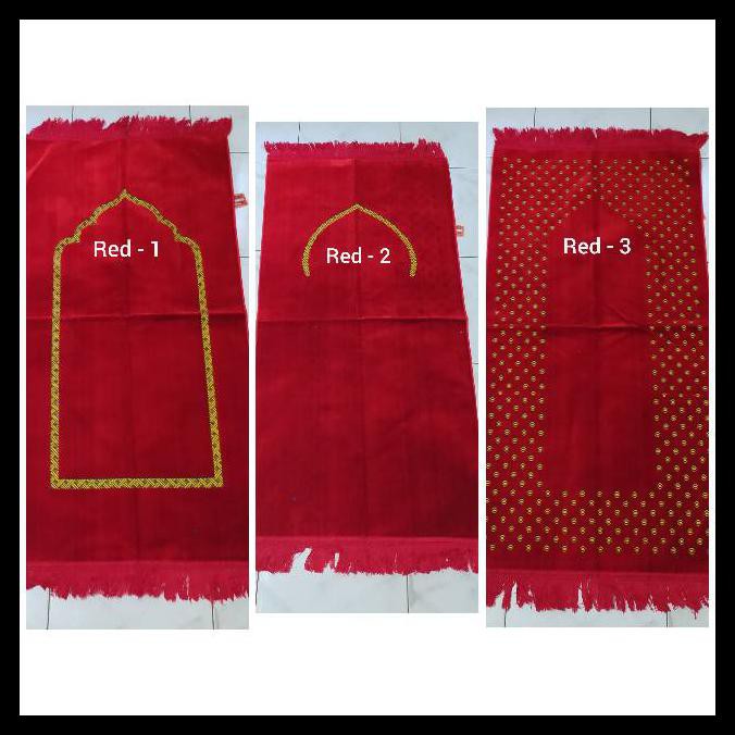 BEST DEAL SAJADAH POLOS PREMIUM TURKEY SAJADAH TURKI UKURAN 110 X 50 CM PROMO