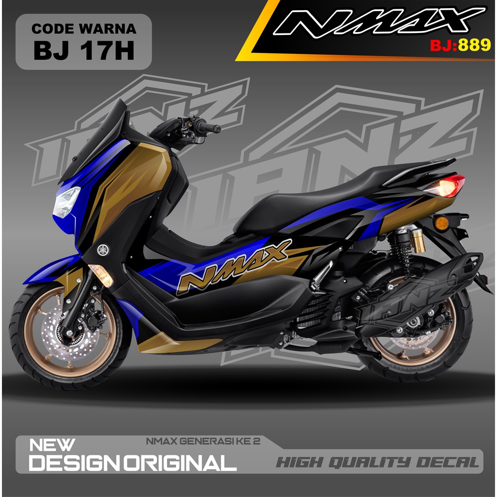 STIKER NEW NMAX FULL BLOK BODI MOTOR / DECAL FULL BODY NMAX / DECAL STIKER FULL BODY NMAX / STIKER DECAL NMAX TERBARU