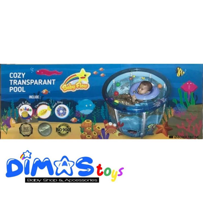 Baby Flow Cozy Transparant Pool (Kolam Renang Bayi Transparan)
