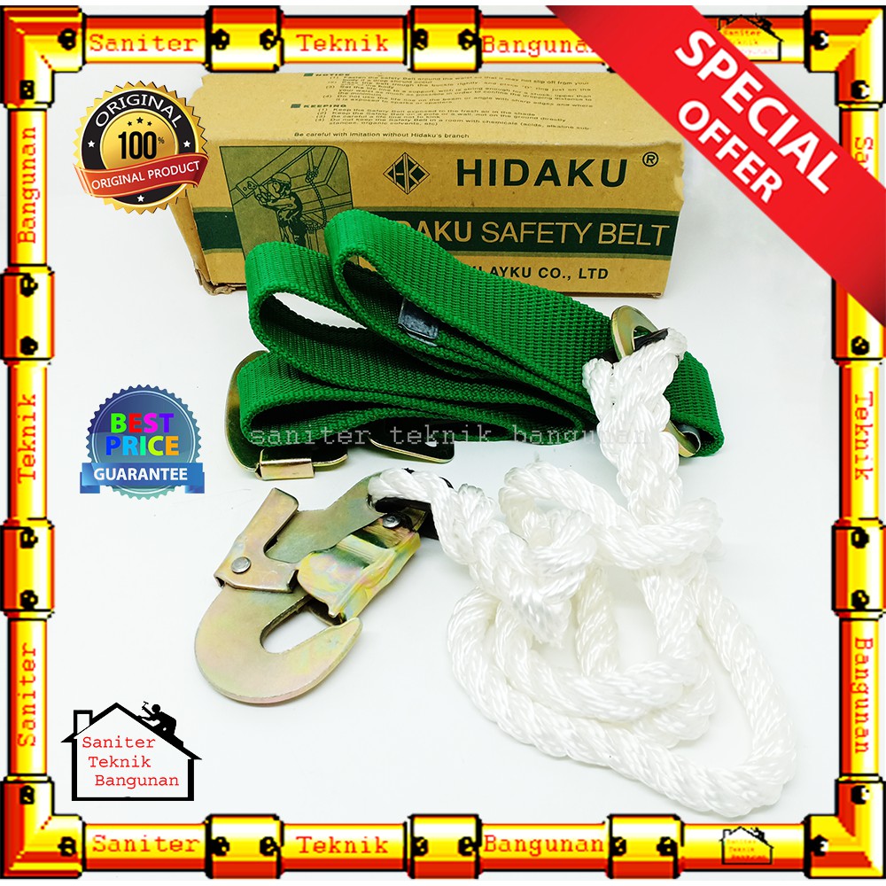 Safety Belt Sabuk Pengaman Hidaku