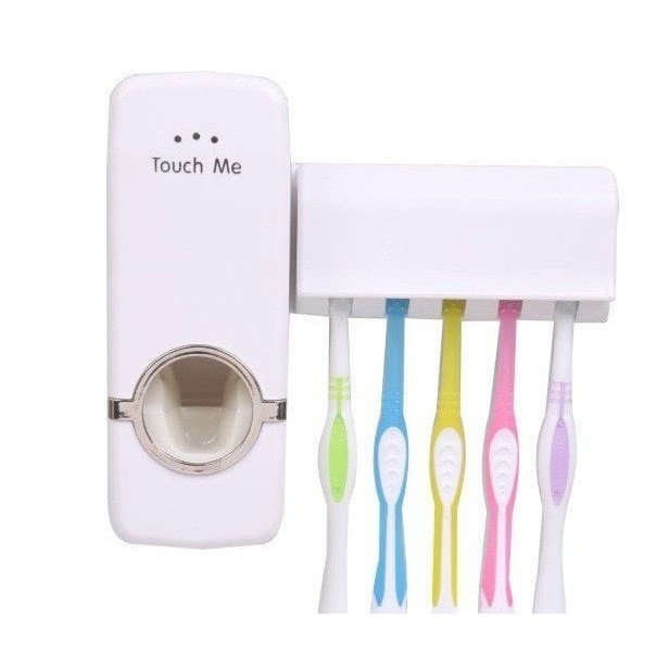 dispenser tempat odol rak sikat gigi toothpaste dispenser isi kamarmandi