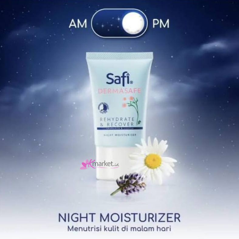 PROMO Safi Dermasafe Rehydrate &amp; Recover Night Moisturizer 50g ~ ORIGINAL 100%