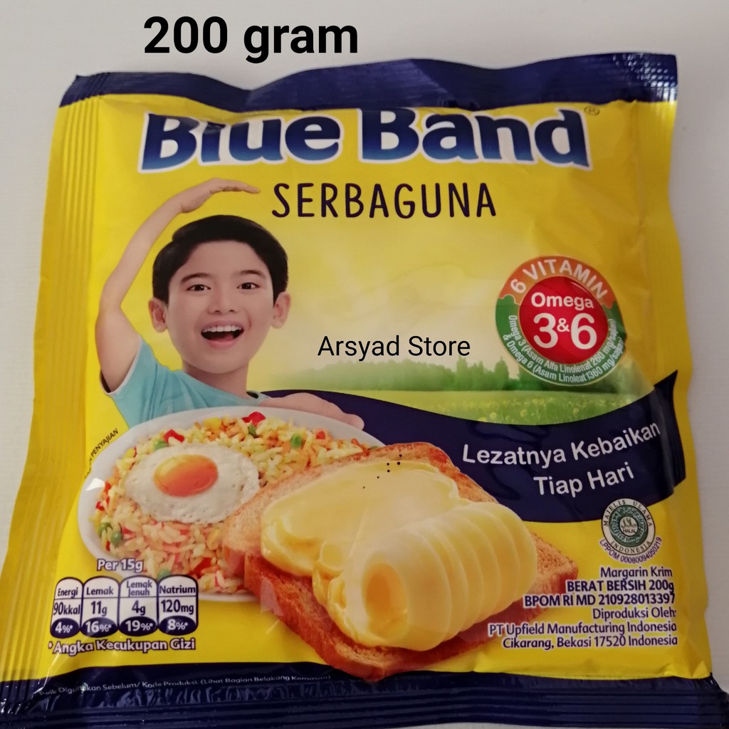 

Blue Band kemasan 200 gram