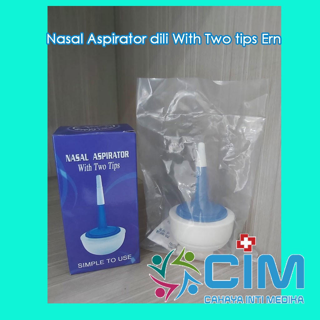 Nasal Aspirator dili With Two tips Ern