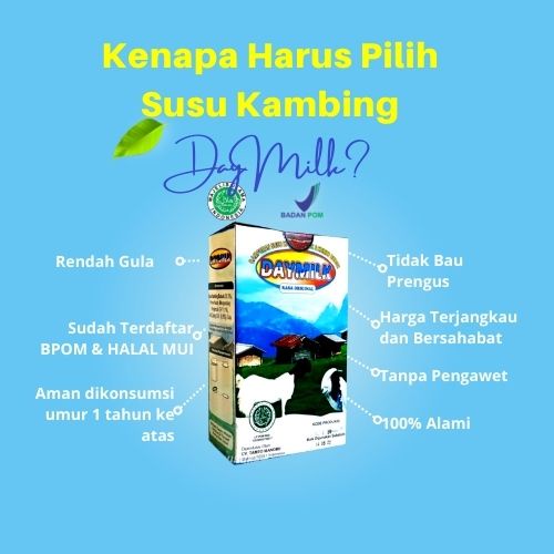 

susu kambing etawa bubuk Day Milk 200g diet khusus rendah gula