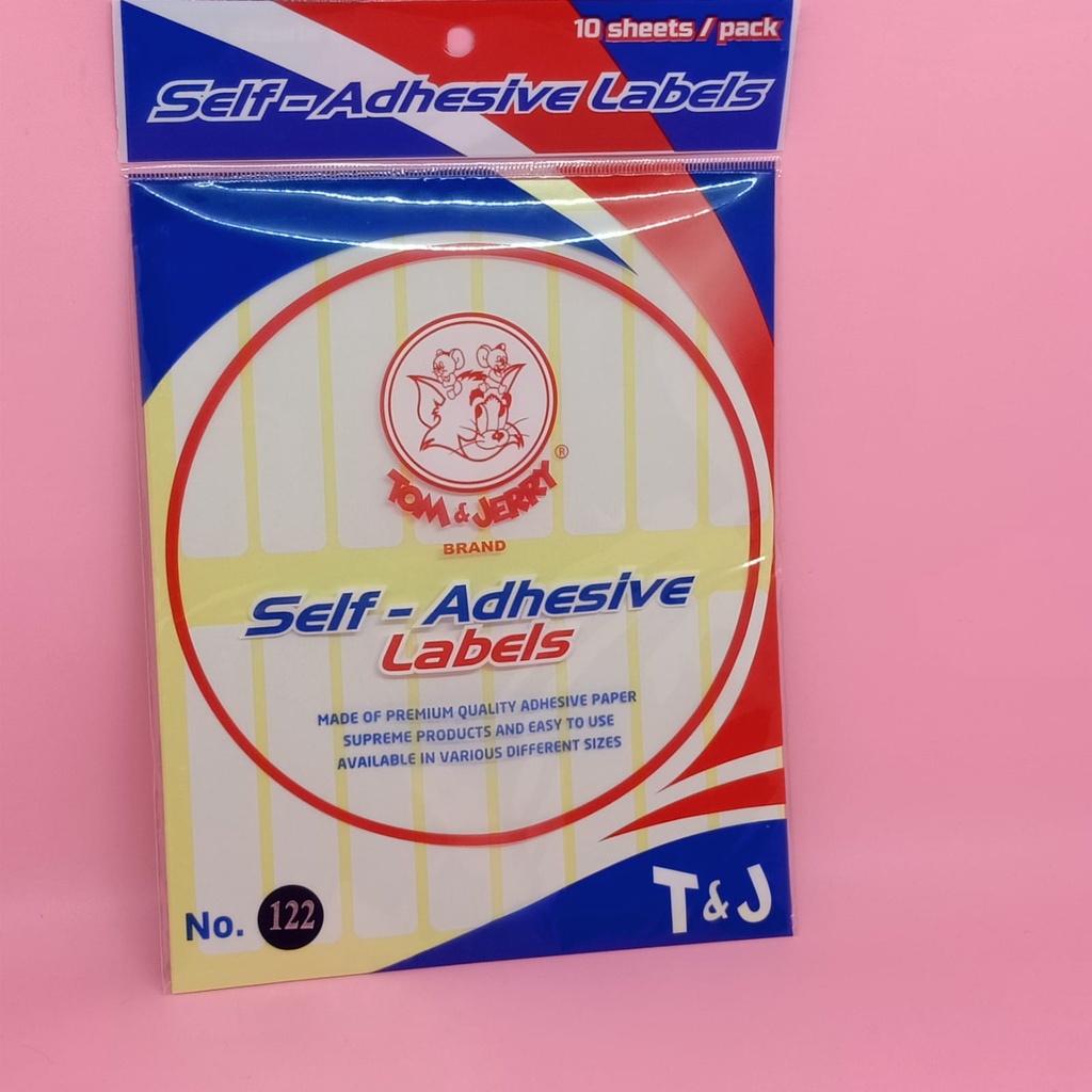 

label nama tom and jerry no. 122 - label nama atk penghapus corection