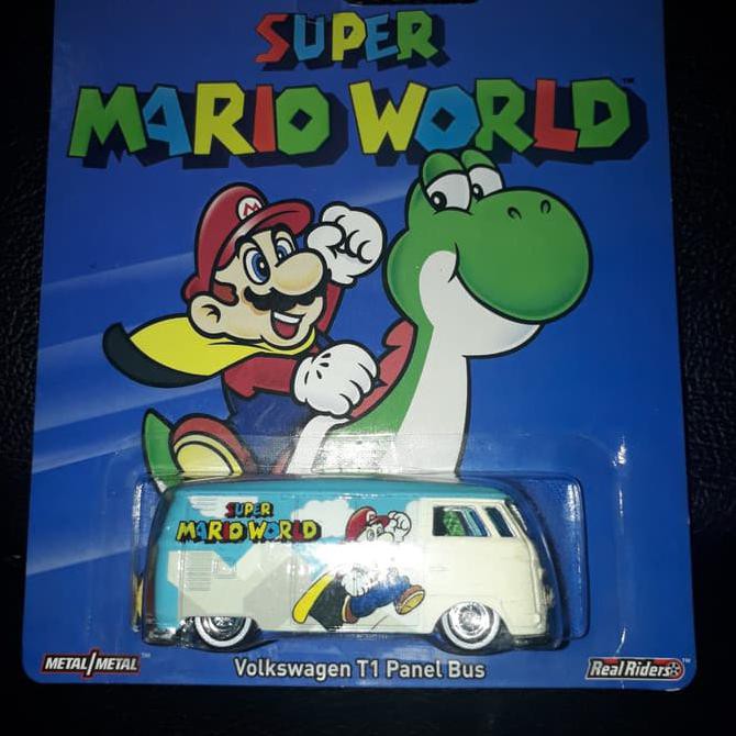 Hot Wheels Hotwheels Super Mario Volkswagen T1 Panel | Diecast Mobil