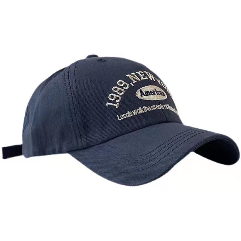 Topi Baseball Adjustable Motif Bordir New York-Themed Gaya Hip Hop Untuk Pria Dan Wanita