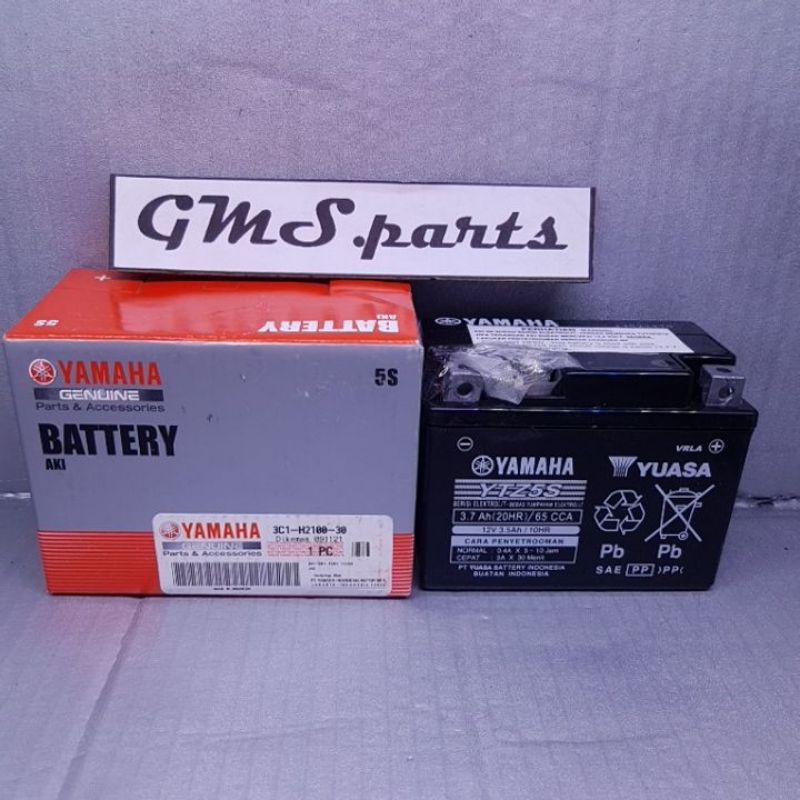 AKI GTZ5 / YTZ5S YAMAHA ORIGINAL 3C1 YUASA YTZ5S MF KHARISMA, BEAT, VARIO, VIXION, JUPITER MX, MIO J