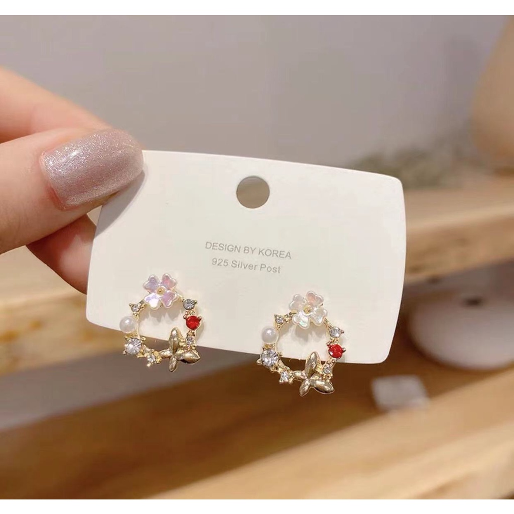 Anting wanita model korea anti karat A008