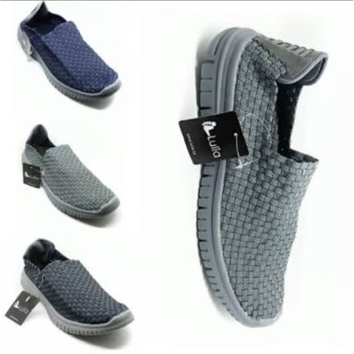 B98L5 Promo Hot  Slip On Pria  Import Quality  Promo Sepatu Lv Louis Vitton Pria Slip    Lu