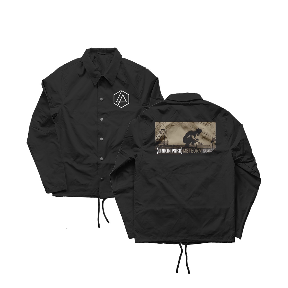 COACH JACKET BAND LINKIN PARK | JAKET PRIA PARASUT WATERPROOF UNISEX DEWASA