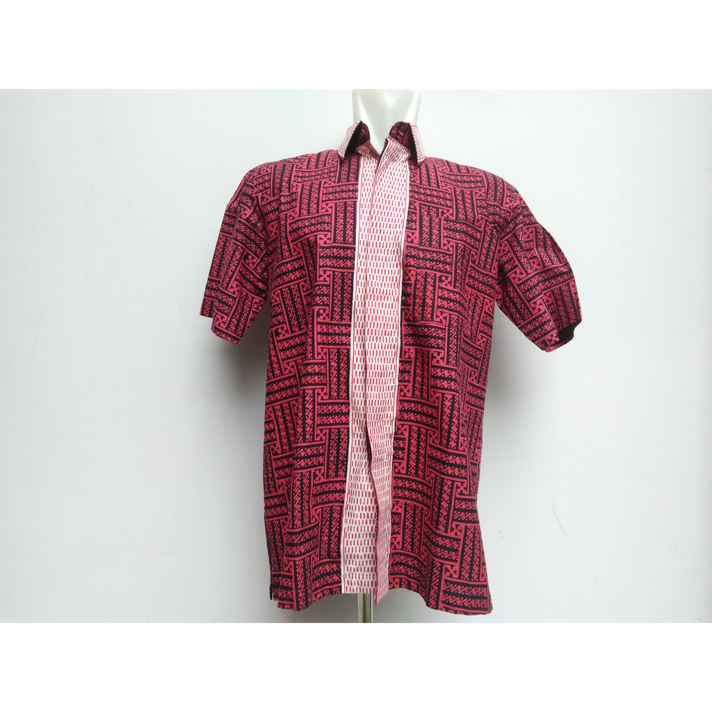 Kemeja Batik Pria Bahan Katun