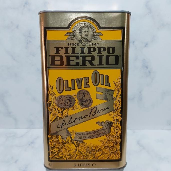 

olive oil / filippo berio / berio / minyak zaitun 3 liter