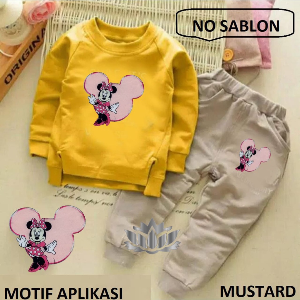 VGN SETELAN MICKEY REST / PAKAIAN ANAK-ANAK / FASHION ANAK-ANAK / SETELAN ANAK TERMURAH / SET ANAK