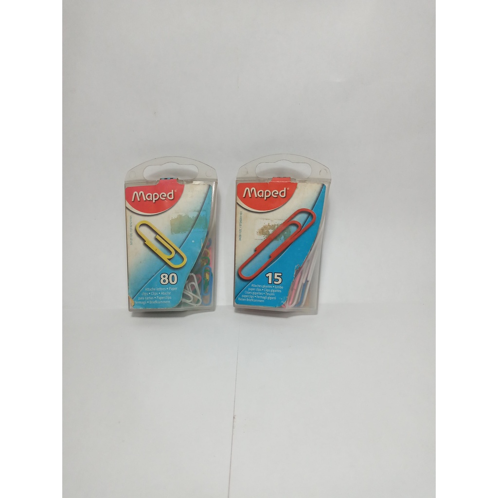

[Cuci Gudang] MAPED - Paper Clips Colors Isi 80 || MAPED - Paper Clips Colors Isi 15