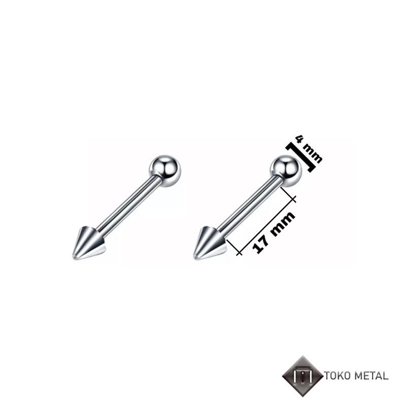 ANTING 100% TITANIUM KUALITAS TINGGI TINDIK/PIERCING UNTUK PRIA &amp; WANITA [TOKO METAL]